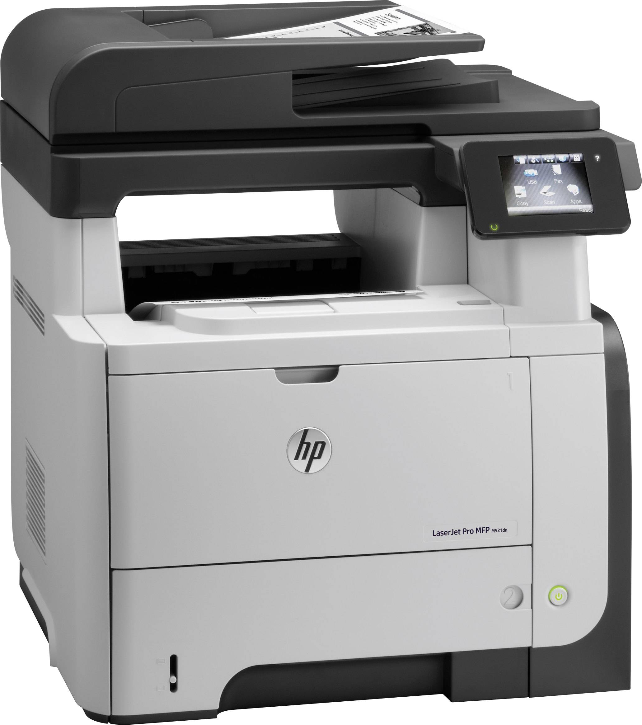 HP LaserJet Pro MFP M 521 dn Multifunktionsdrucker Laser Schwarz-Weiß A4 Drucker, Scanner, Kopierer, Fax LAN, Duplex, ADF