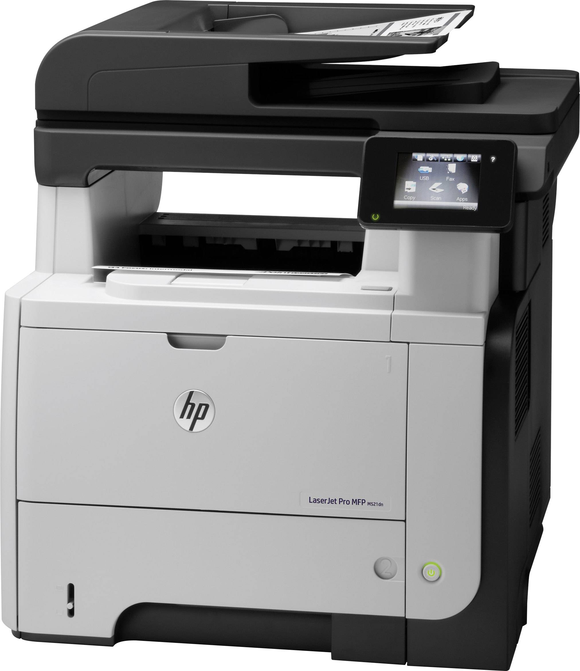 HP LaserJet Pro MFP M 521 dn Multifunktionsdrucker Laser Schwarz-Weiß A4 Drucker, Scanner, Kopierer, Fax LAN, Duplex, ADF