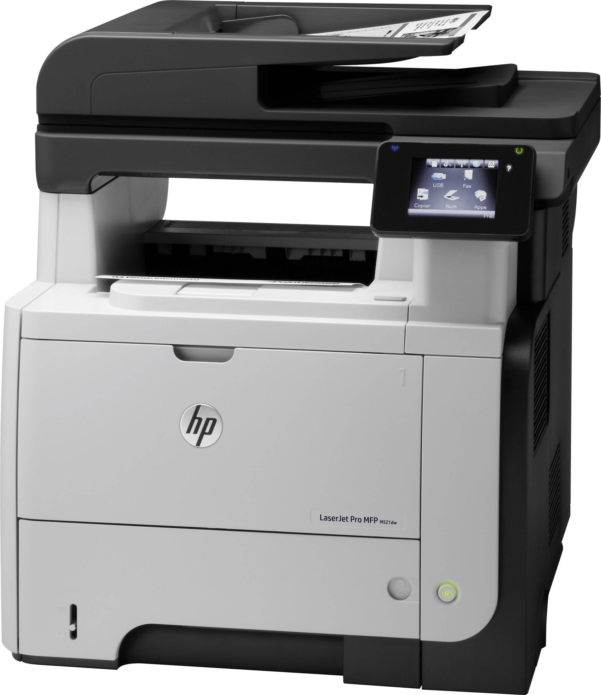 HP LaserJet Pro MFP M521dw Multifunktionsdrucker Laser Schwarz-Weiß A4 Drucker, Scanner, Kopierer, Fax LAN, WLAN, Duplex, ADF