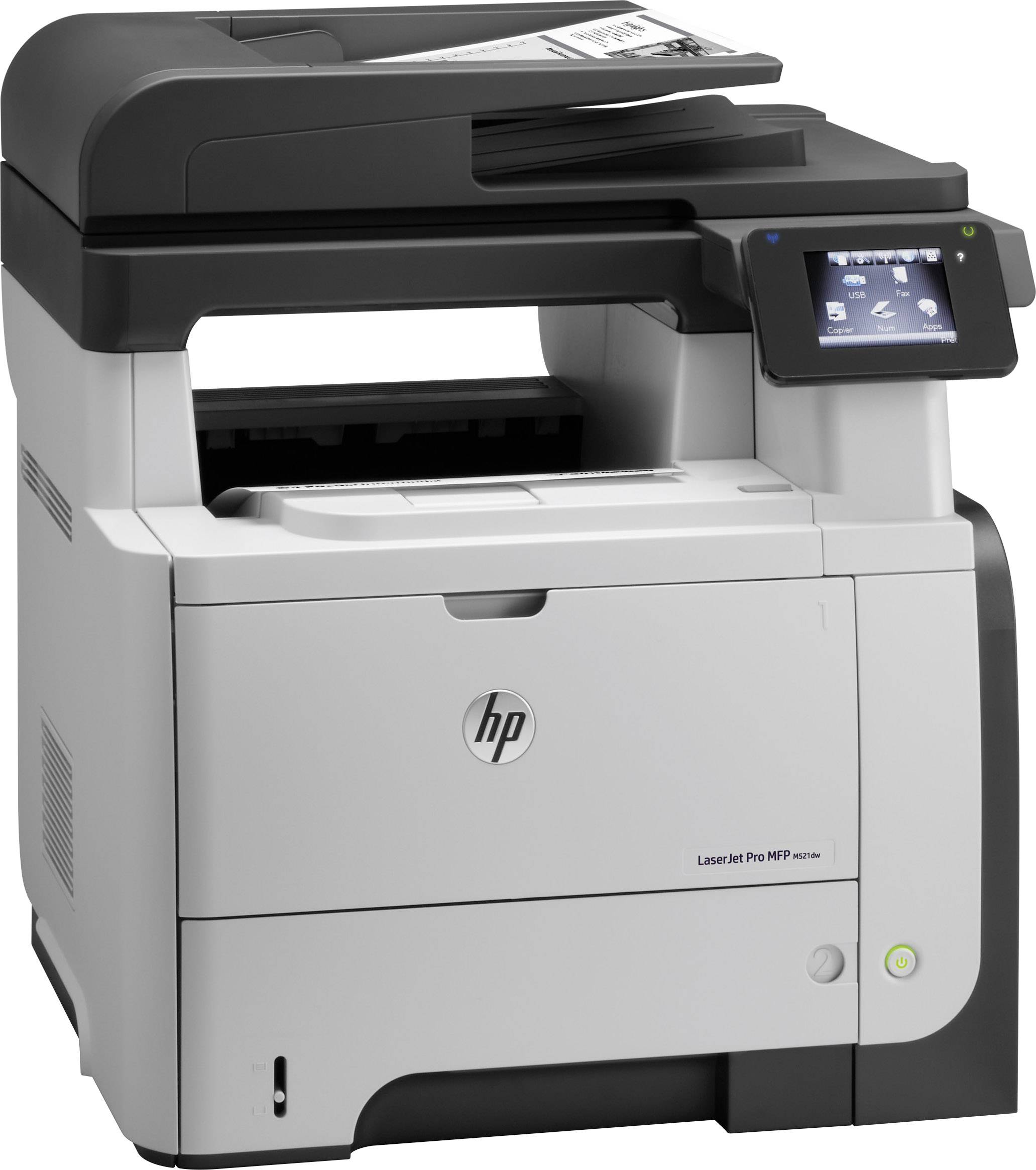 HP LaserJet Pro MFP M521dw Multifunktionsdrucker Laser Schwarz-Weiß A4 Drucker, Scanner, Kopierer, Fax LAN, WLAN, Duplex, ADF