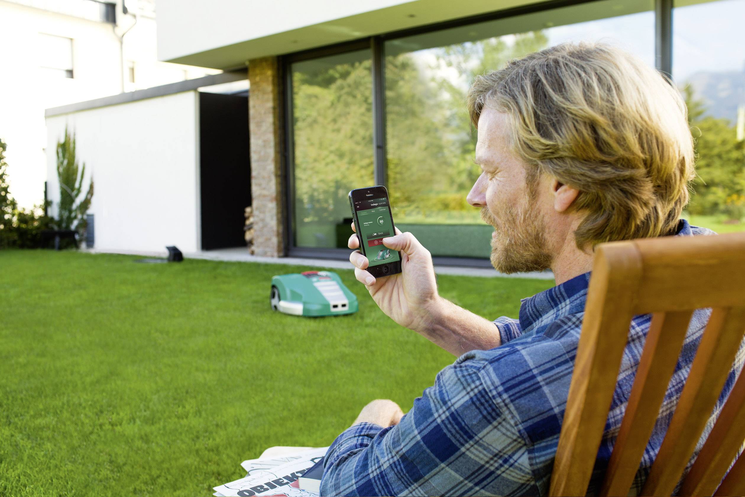 Bosch Indego 1000 Connect Mähroboter Geeignet für Fläche max. 1000 m²