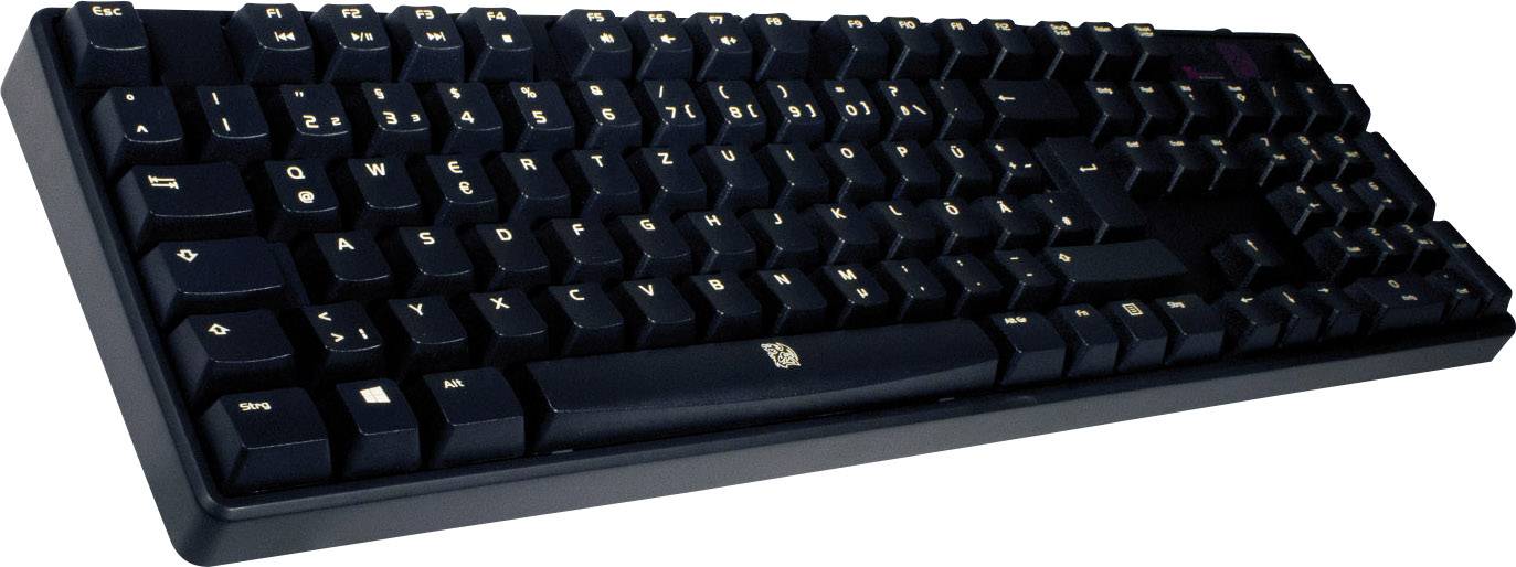TT eSports Poseidon Z USB Gaming-Tastatur Switch: Blue  Schwarz, Blau