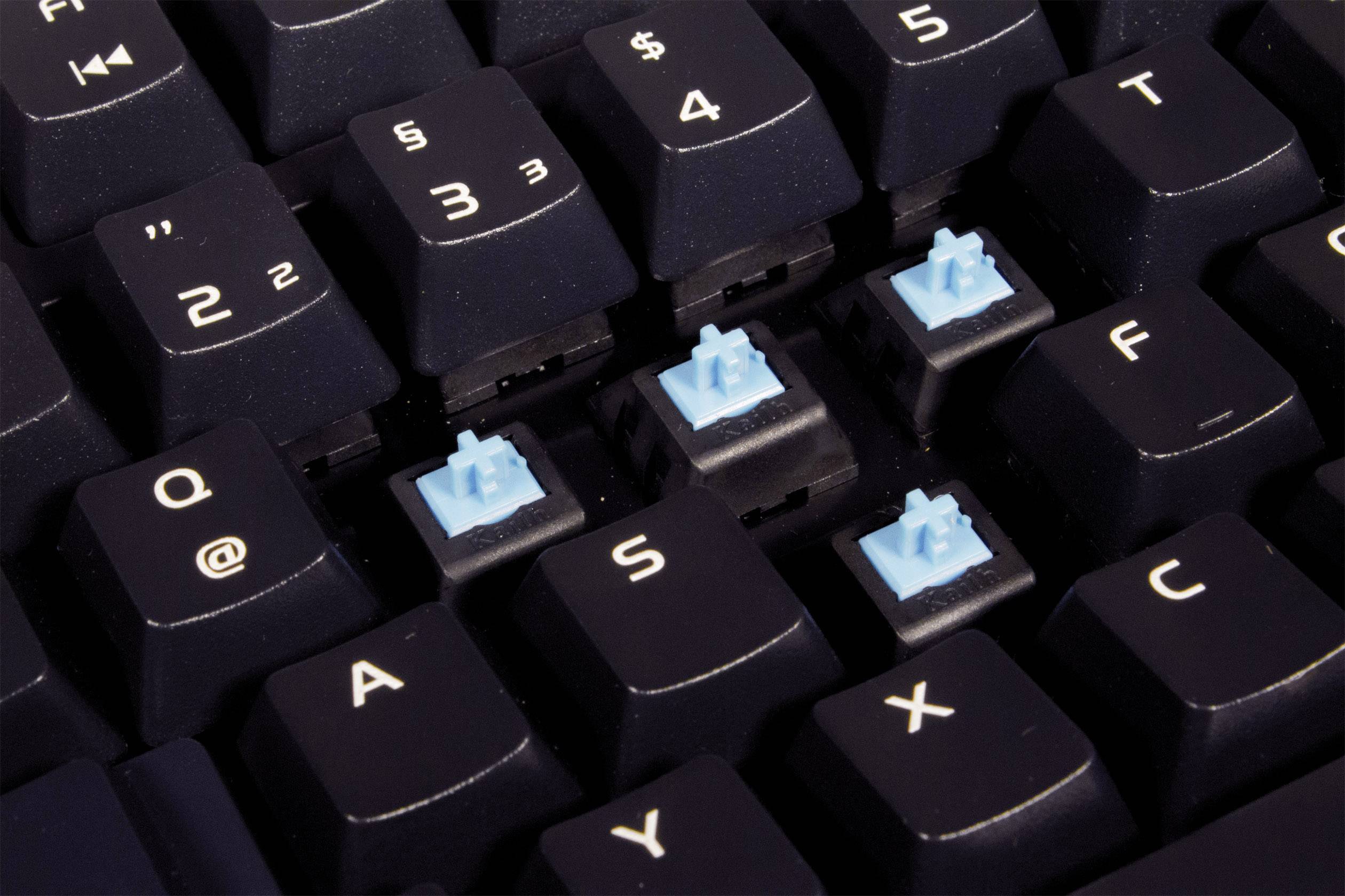 TT eSports Poseidon Z USB Gaming-Tastatur Switch: Blue  Schwarz, Blau