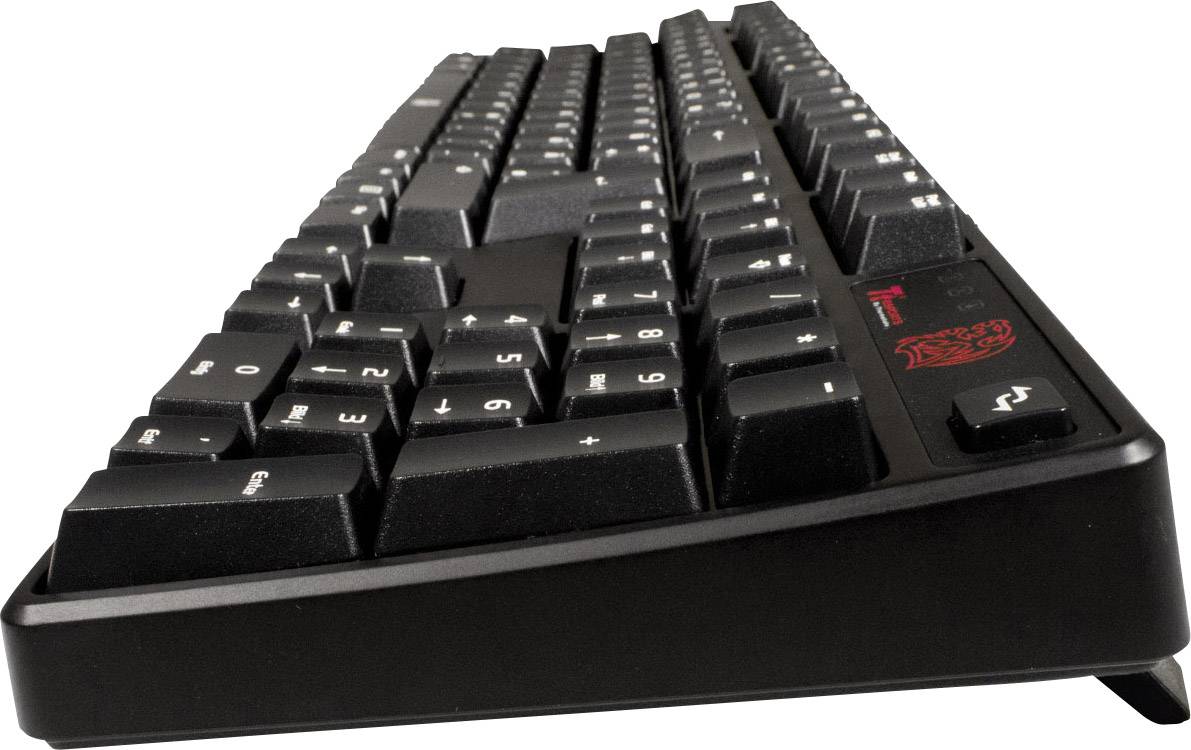 TT eSports Poseidon Z USB Gaming-Tastatur Switch: Blue  Schwarz, Blau