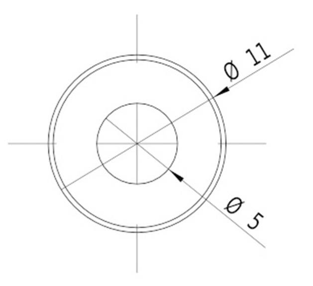 Picotronic Lasermodul Punkt Rot 10mW LFD650-10-3(11x25)