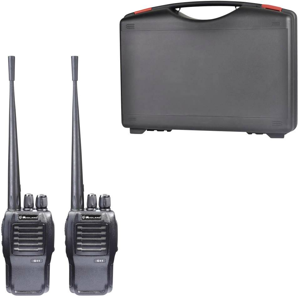 Midland G11V C966.S3 PMR-Handfunkgerät 2er Set