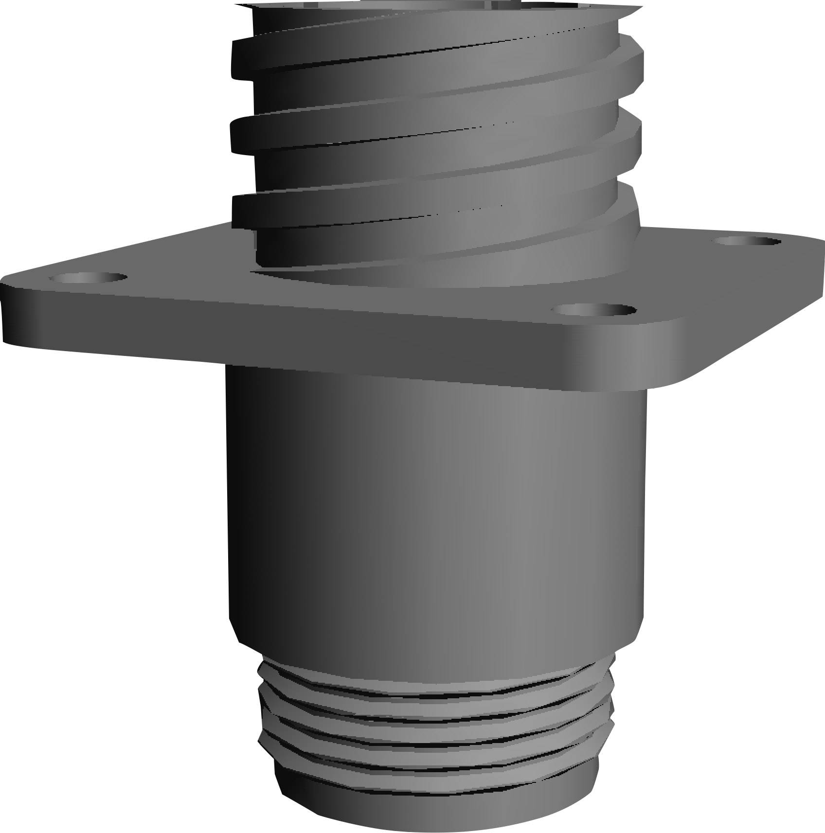 TE Connectivity 206061-1 Rundstecker Flanschbuchse Gesamtpolzahl: 4 Serie (Rundsteckverbinder): CPC