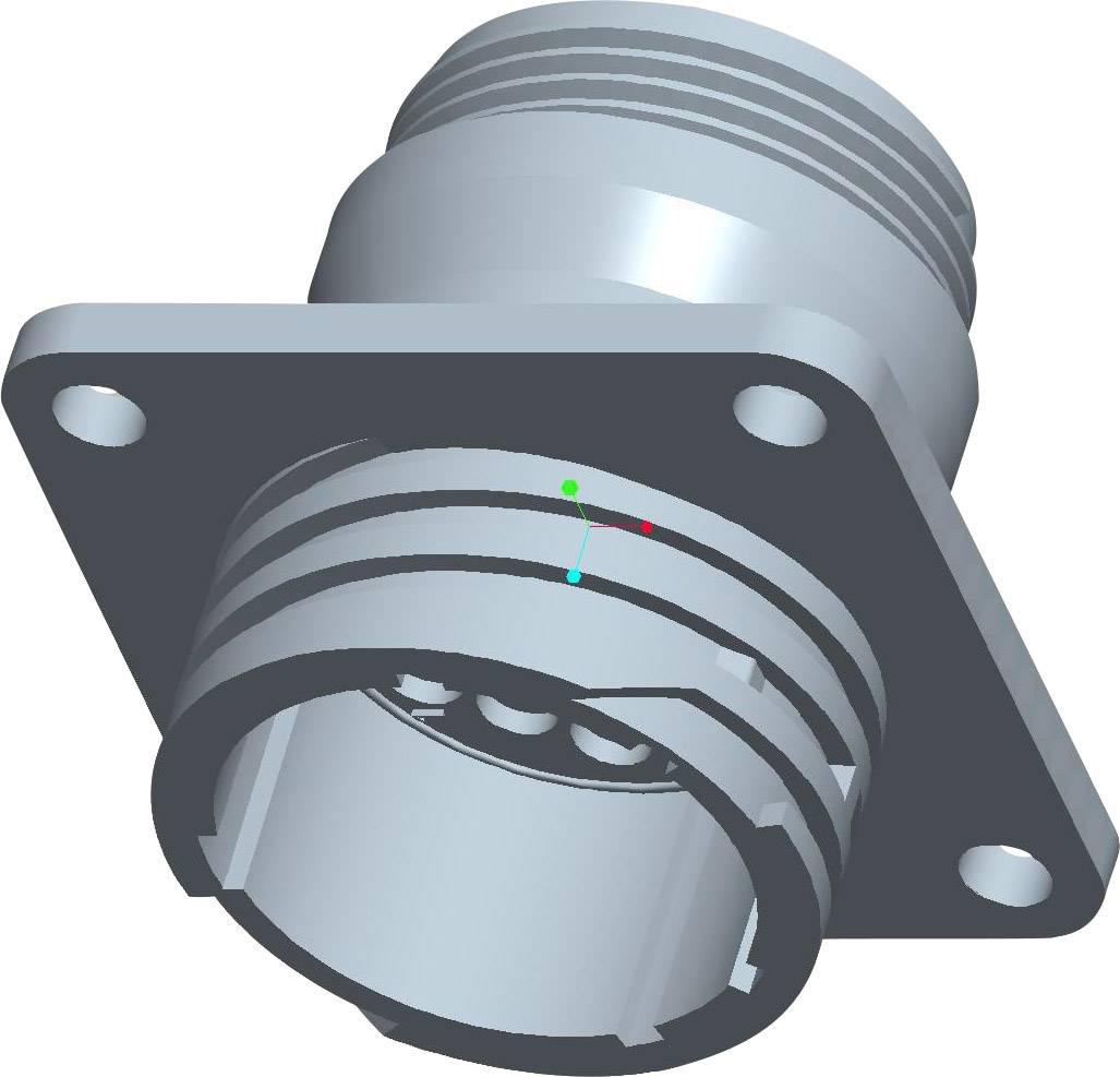 TE Connectivity 206036-1 Rundstecker Flanschbuchse Gesamtpolzahl: 16 Serie (Rundsteckverbinder): CP