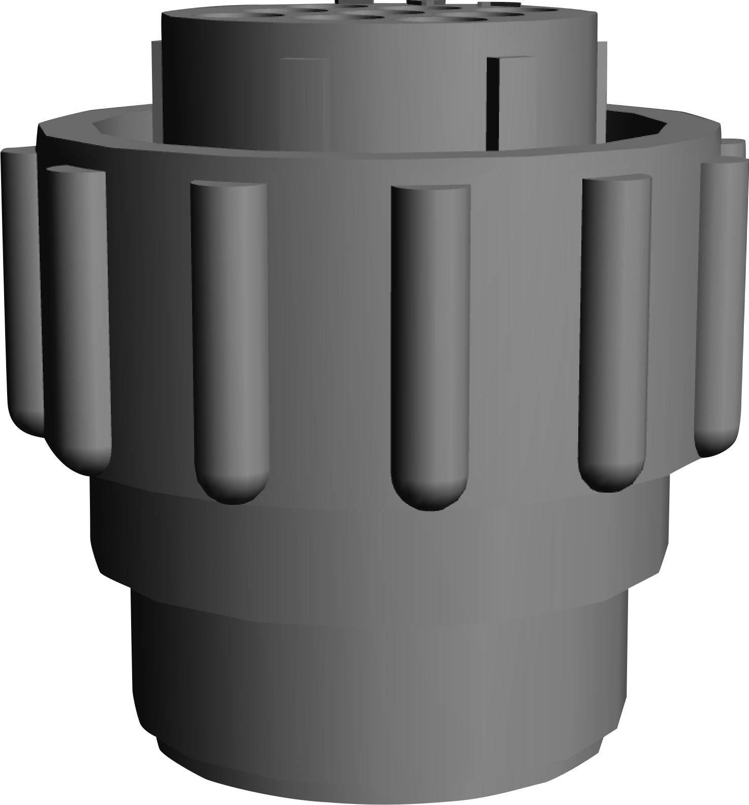 TE Connectivity 206708-1 Rundstecker Stecker, Einbau Gesamtpolzahl: 9 Serie (Rundsteckverbinder): C