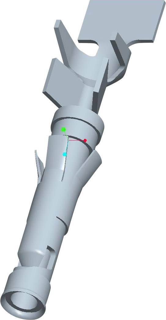 TE Connectivity 1-66601-0 Rundstecker Einzelkontakt Buchsenkontakt Gesamtpolzahl: 1 Serie (Rundstec