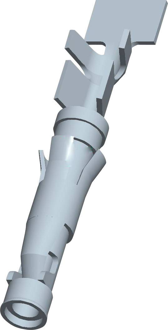 TE Connectivity 1-66101-9 Rundstecker Einzelkontakt Buchsenkontakt Gesamtpolzahl: 1 Serie (Rundstec