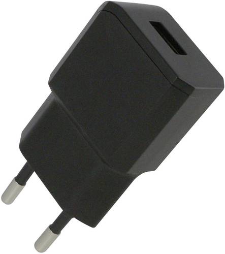 HN Power HNP11-USBV2-BLACK HNP11-USBV2-BLACK USB-Ladegerät Steckdose Ausgangsstrom (max.) 2100mA 1