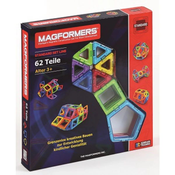 Vedes Magformers Standard Set 62-teilig Magnetspiel 274-09 Vedes Magformers Standard Set 62-teilig Magnetspiel 274-09