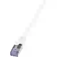 LogiLink CQ4011S RJ45 Netzwerkkabel, Patchkabel CAT 6a S/FTP 0.25m Weiß vergoldete Steckkontakte, Flammwidrig, mit Rastnasenschutz LogiLink CQ4011S RJ45 Netzwerkkabel, Patchkabel CAT 6a S/FTP 0.25m Weiß vergoldete Steckkontakte, Flammwidrig, mit Rastnasenschutz