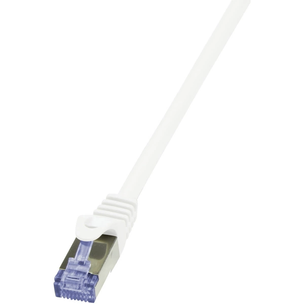 LogiLink CQ4011S RJ45 Netzwerkkabel, Patchkabel CAT 6a S/FTP 0.25m Weiß vergoldete Steckkontakte, Flammwidrig, mit Rastnasenschutz LogiLink CQ4011S RJ45 Netzwerkkabel, Patchkabel CAT 6a S/FTP 0.25m Weiß vergoldete Steckkontakte, Flammwidrig, mit Rastnasenschutz