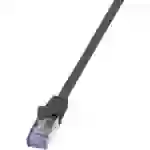 LogiLink CQ4023S RJ45 Netzwerkkabel, Patchkabel CAT 6a S/FTP 0.50m Schwarz vergoldete Steckkontakte, Flammwidrig, mit LogiLink CQ4023S RJ45 Netzwerkkabel, Patchkabel CAT 6a S/FTP 0.50m Schwarz vergoldete Steckkontakte, Flammwidrig, mit