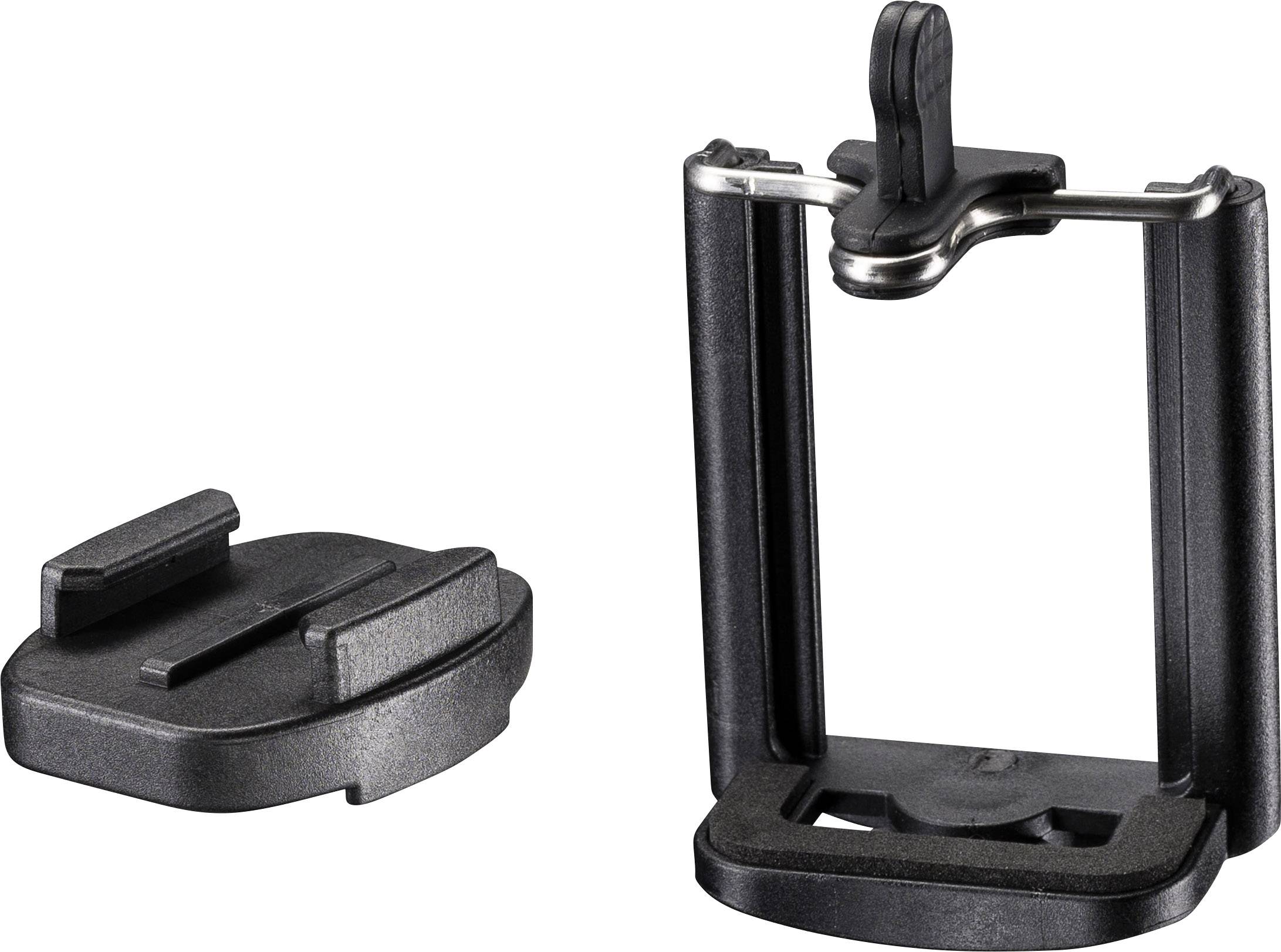 Mantona Handstativ Selfie Stick 8cm 1/4 Zoll Blau inkl. Handschlaufe