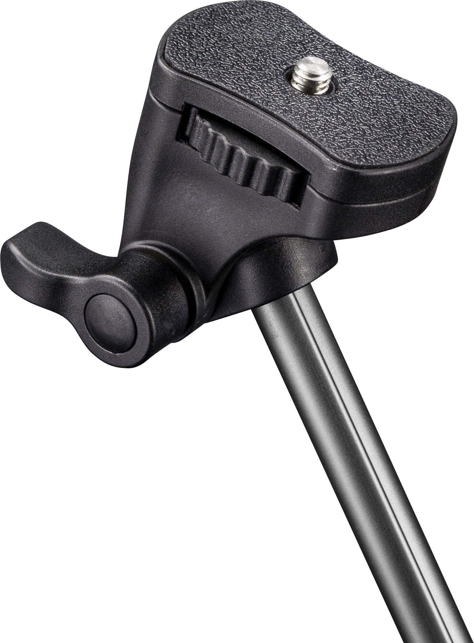 Mantona Handstativ Selfie Stick 8 cm 1/4 Zoll Schwarz inkl. Handschlaufe