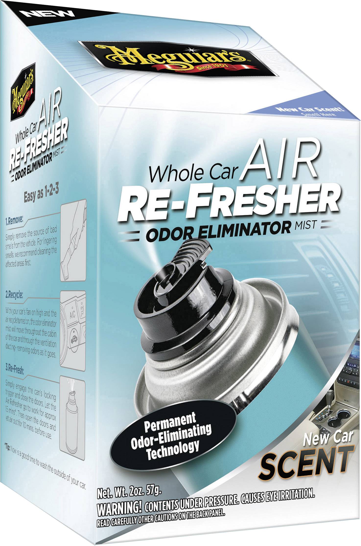 Meguiars G16402 Whole Car Air ReFresher Odor Eliminator