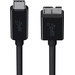 Belkin USB-Kabel USB 3.2 Gen1 (USB 3.0 / USB 3.1 Gen1) USB-C® Stecker, USB-Micro-B 3.0 Stecker 91.00cm Schwarz Flammwidrig