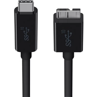 Belkin USB-Kabel USB 3.2 Gen1 (USB 3.0 / USB 3.1 Gen1) USB-C® Stecker, USB-Micro-B 3.0 Stecker 91.00cm Schwarz Flammwidrig Belkin USB-Kabel USB 3.2 Gen1 (USB 3.0 / USB 3.1 Gen1) USB-C® Stecker, USB-Micro-B 3.0 Stecker 91.00cm Schwarz Flammwidrig