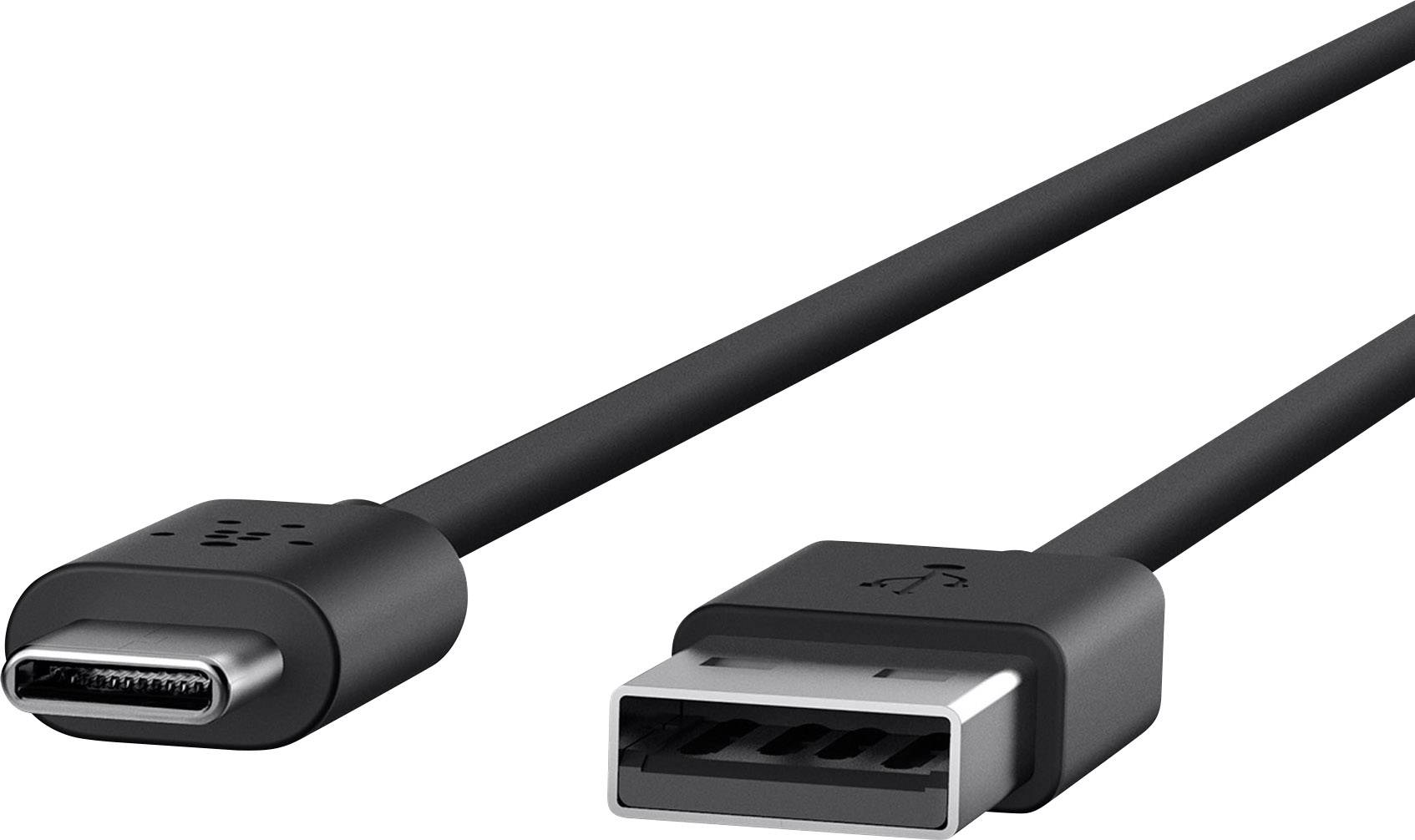 Belkin USB-Kabel USB 2.0 USB-A Stecker, USB-C™ Stecker 1.80 m Schwarz Flammwidrig