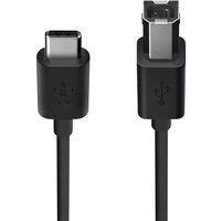 Belkin USB-Kabel USB 2.0 USB-B Stecker, USB-C™ Stecker 1.80 m Schwarz Flammwidrig Belkin USB-Kabel USB 2.0 USB-B Stecker, USB-C™ Stecker 1.80 m Schwarz Flammwidrig