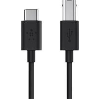 Belkin USB-Kabel USB 2.0 USB-B Stecker, USB-C™ Stecker 1.80 m Schwarz Flammwidrig Belkin USB-Kabel USB 2.0 USB-B Stecker, USB-C™ Stecker 1.80 m Schwarz Flammwidrig