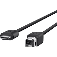 Belkin USB-Kabel USB 2.0 USB-B Stecker, USB-C™ Stecker 1.80 m Schwarz Flammwidrig Belkin USB-Kabel USB 2.0 USB-B Stecker, USB-C™ Stecker 1.80 m Schwarz Flammwidrig
