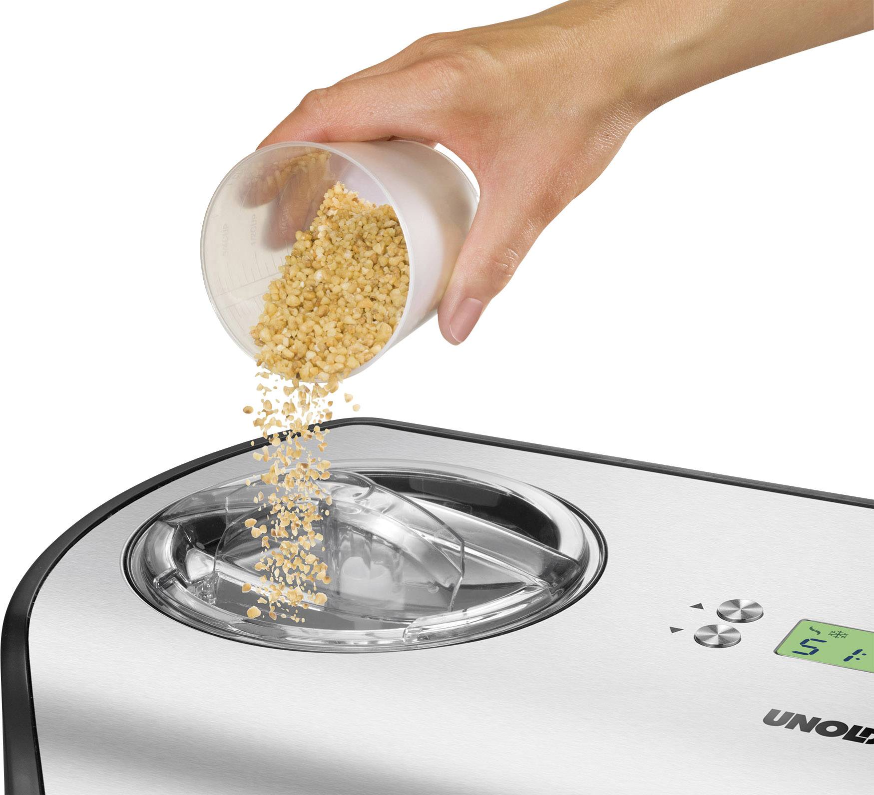 Unold One Eismaschine inkl. Kühlaggregat 1.2l