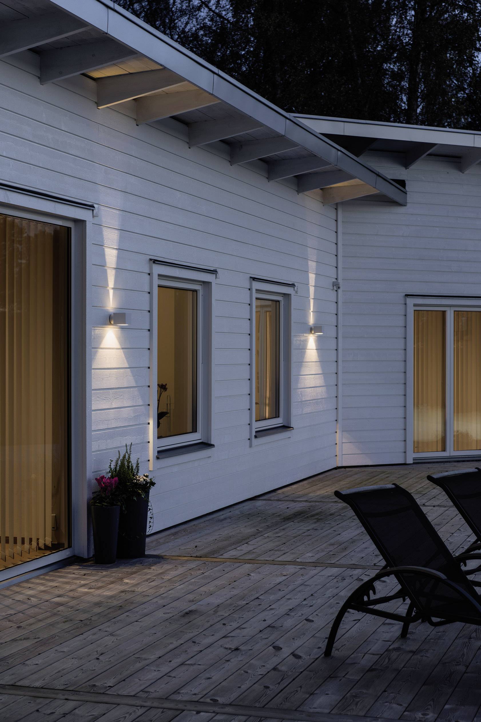 Konstsmide Modena 7341-250 Außenwandleuchte Halogen G9 25W Weiß