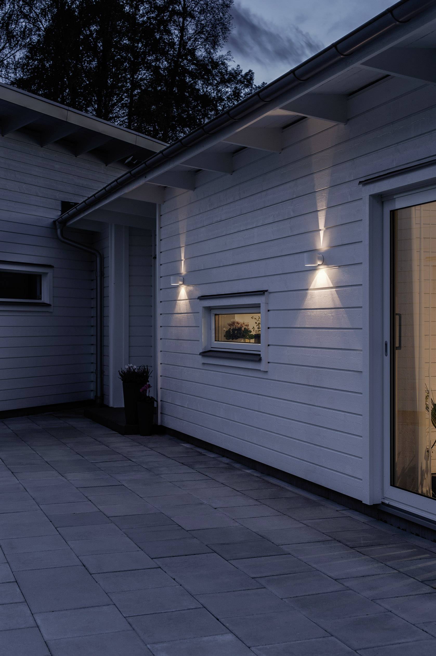 Konstsmide Modena 7342-250 Außenwandleuchte Halogen G9 25W Weiß