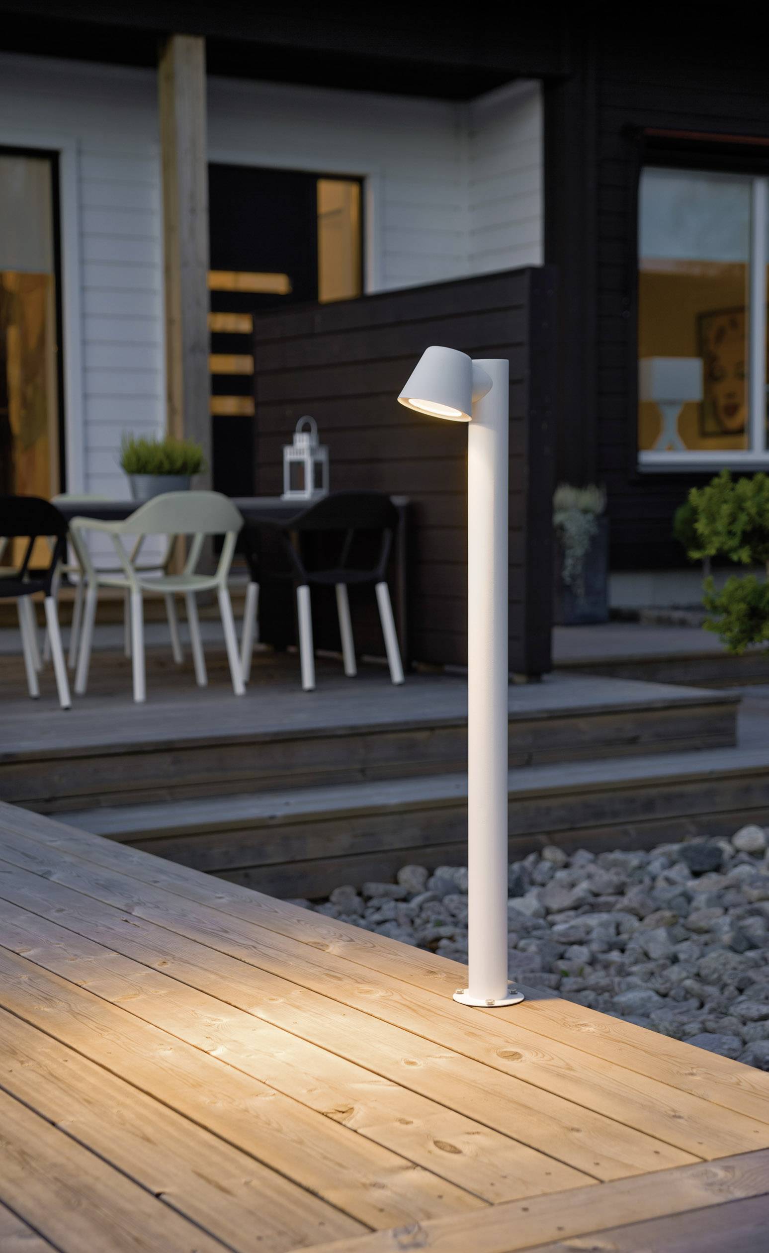 Konstsmide 7524-250 Trieste Außenstandleuchte Halogen GU10 35W Weiß