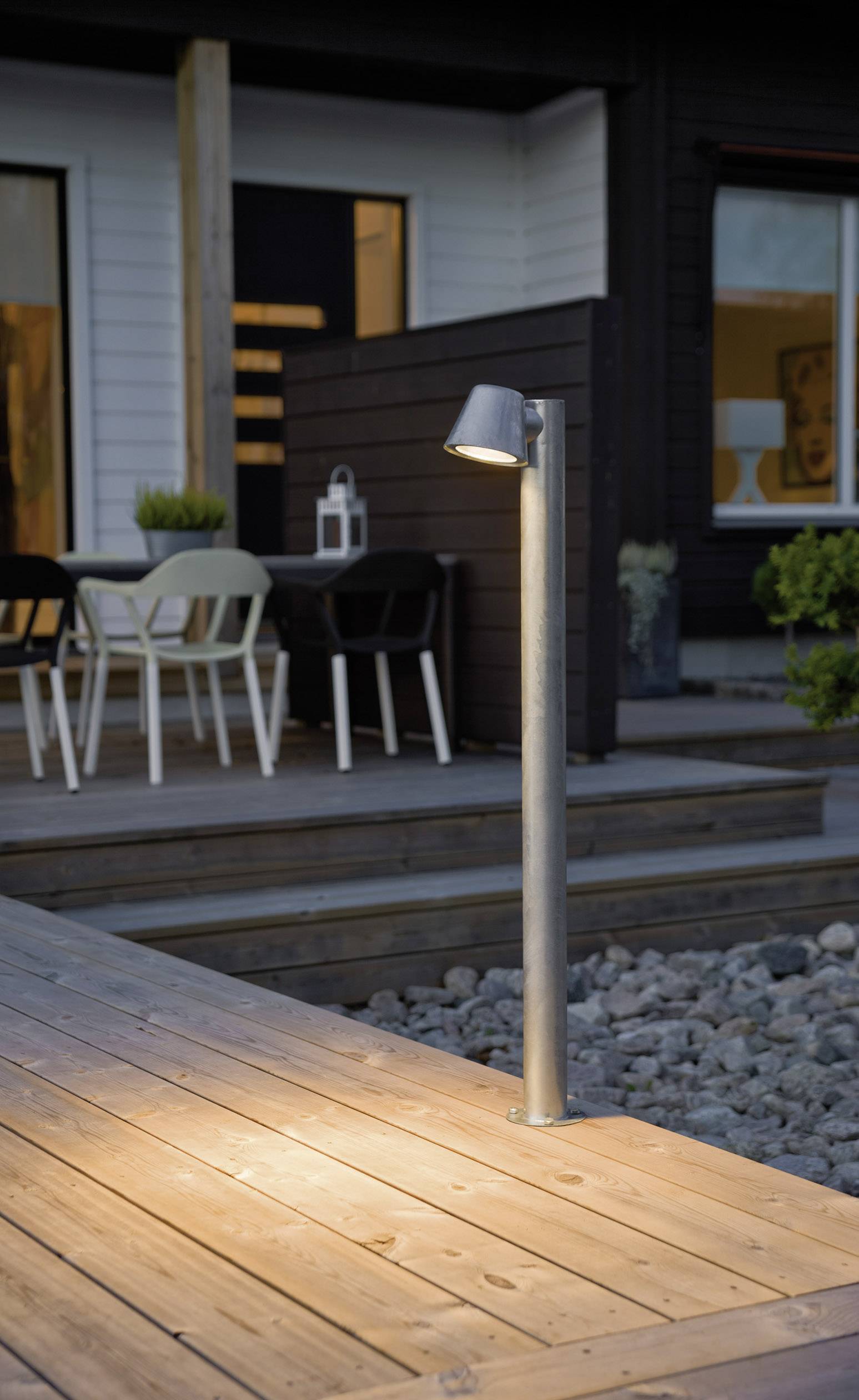 Konstsmide 7524-320 Trieste Außenstandleuchte Halogen GU10 35W Stahl