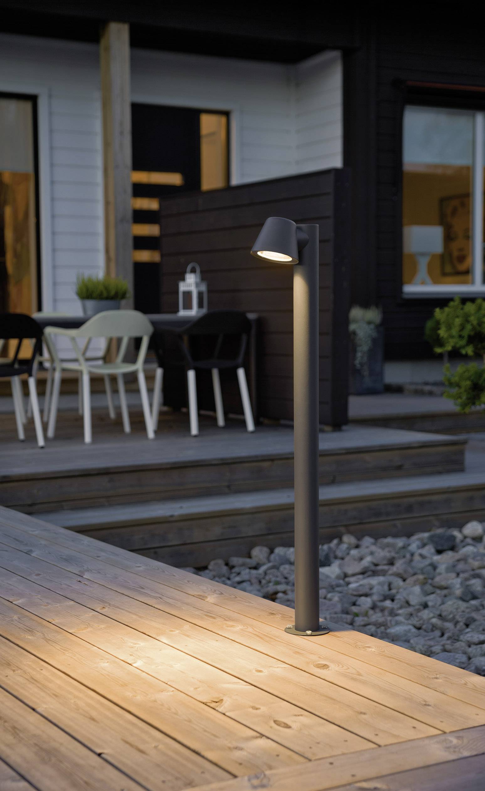 Konstsmide Trieste 7524-370 Außenstandleuchte Halogen GU10 35W Schwarz