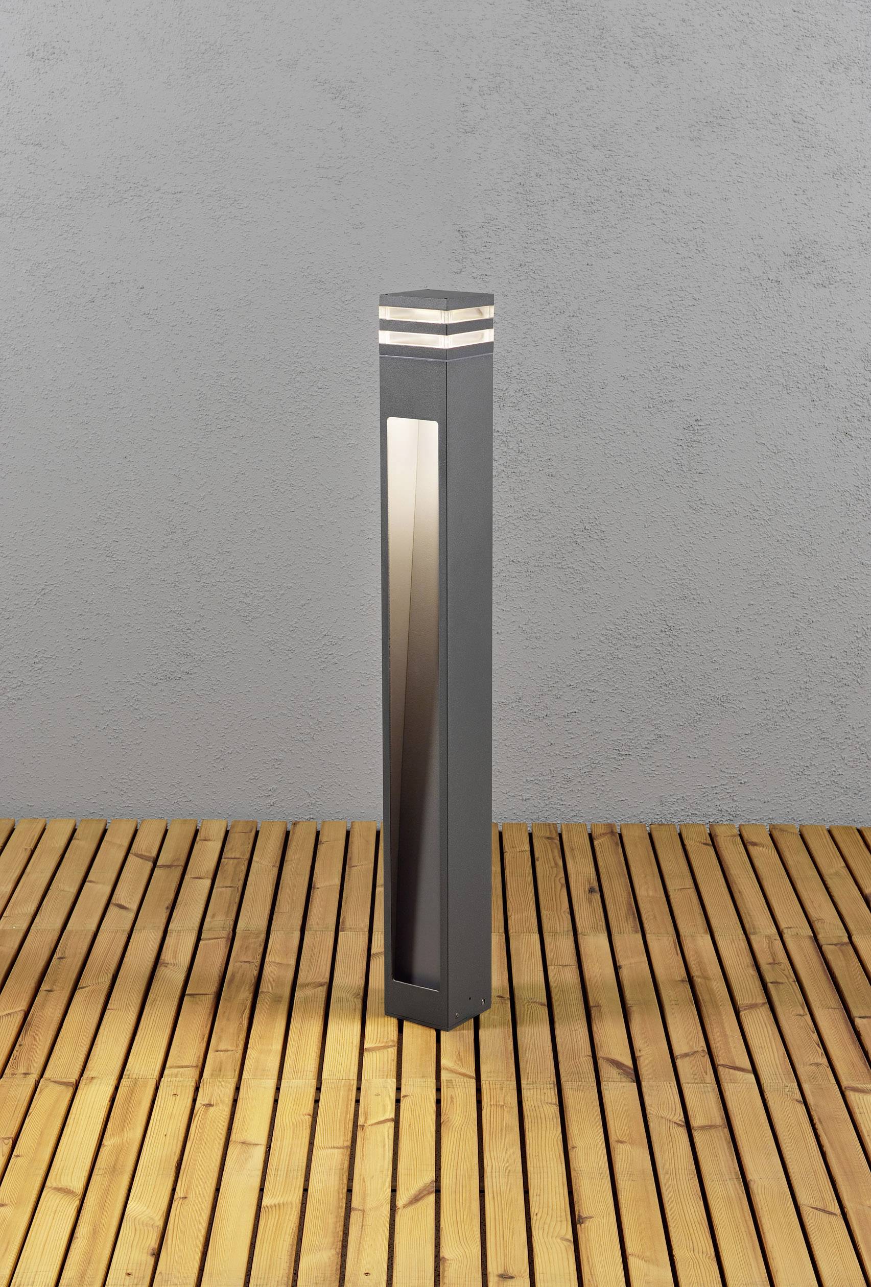 Konstsmide 7945-370 7945-370 LED-Außenstandleuchte EEK: F (A - G) LED LED fest eingebaut 8W Anthrazit