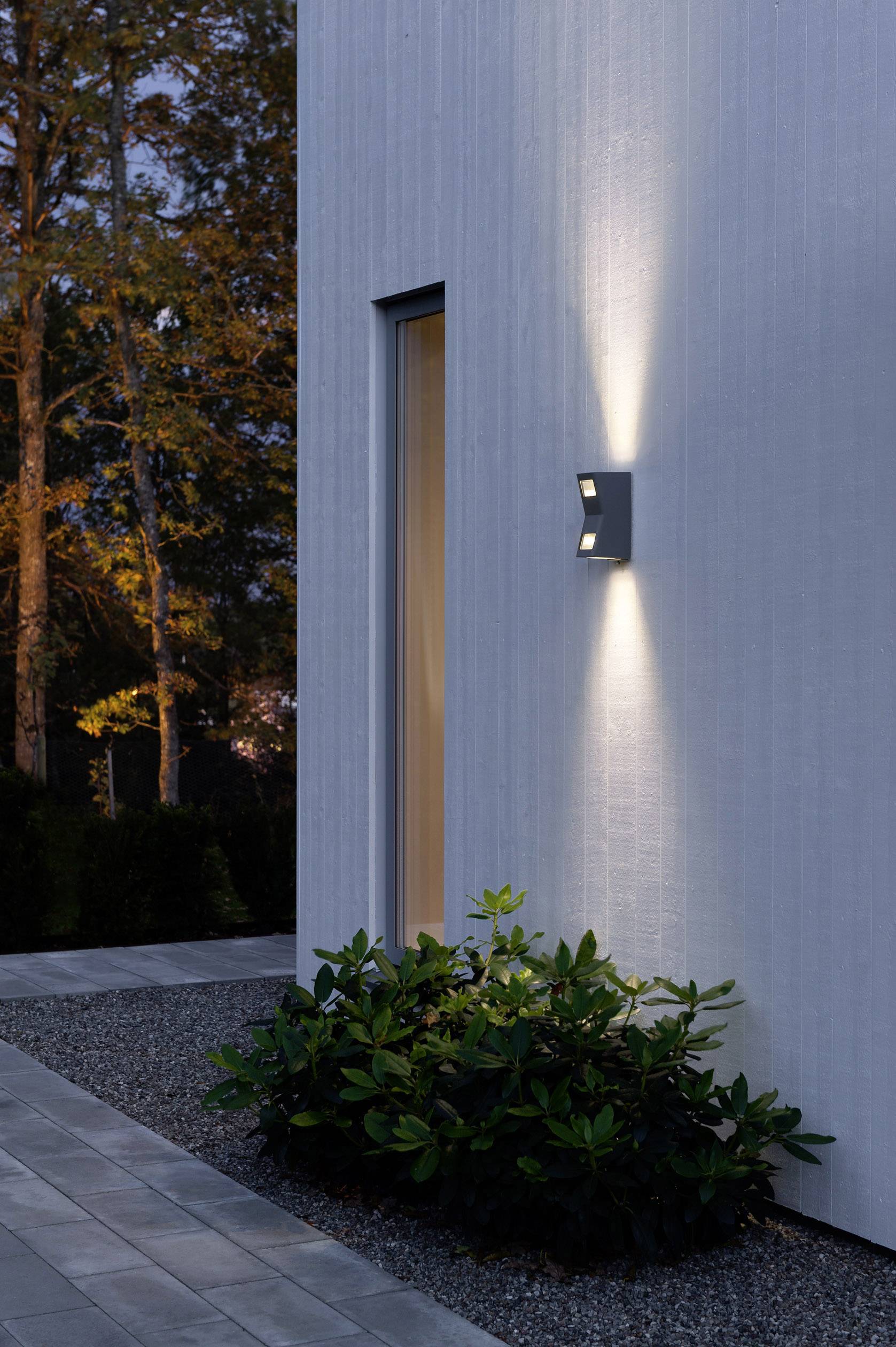 Konstsmide Potenza 7956-370 Außenwandleuchte LED GU10 12W Anthrazit