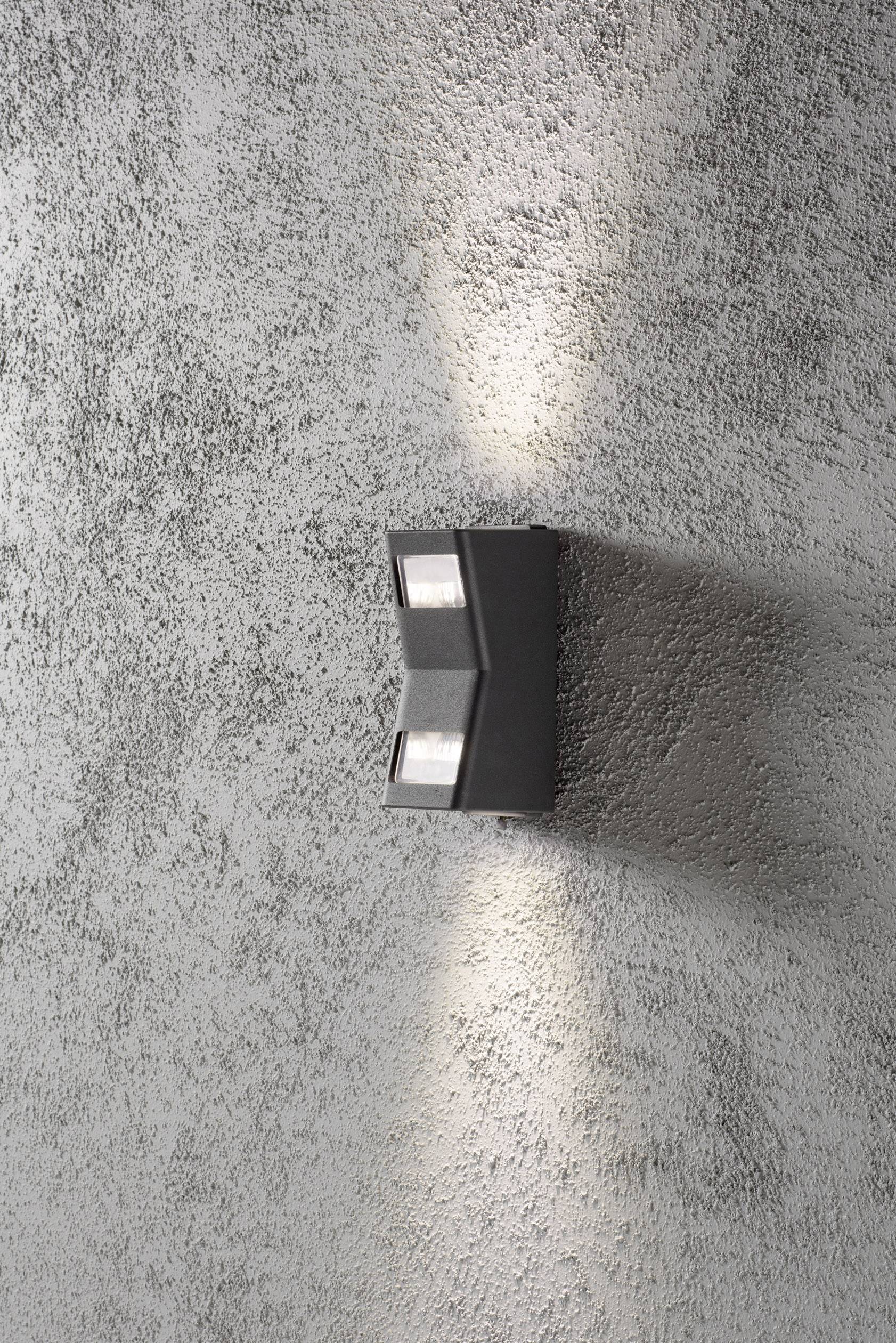 Konstsmide Potenza 7956-370 Außenwandleuchte LED GU10 12W Anthrazit