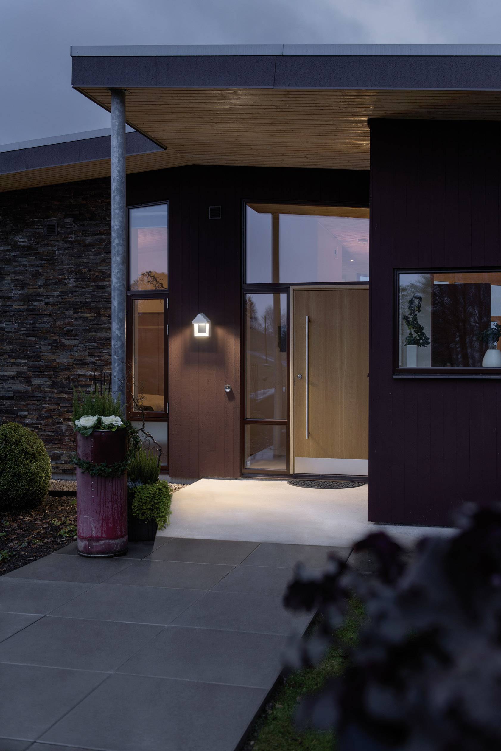 Konstsmide Cosenza 7958-250 LED-Außenwandleuchte EEK: G (A - G) LED LED fest eingebaut 5W Weiß