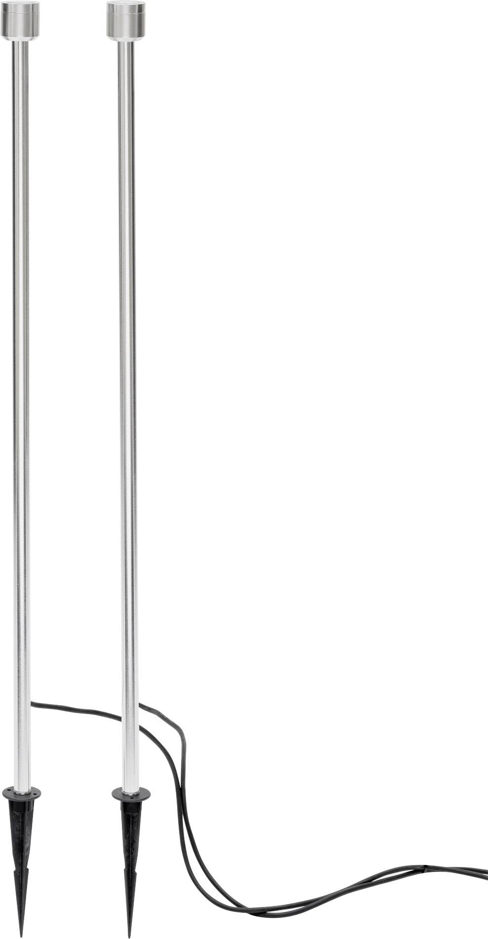 Konstsmide 7965-000 Spot Light LED-Außenstandleuchte EEK: G (A - G) 2er Set LED LED fest eingebaut 6W Aluminium