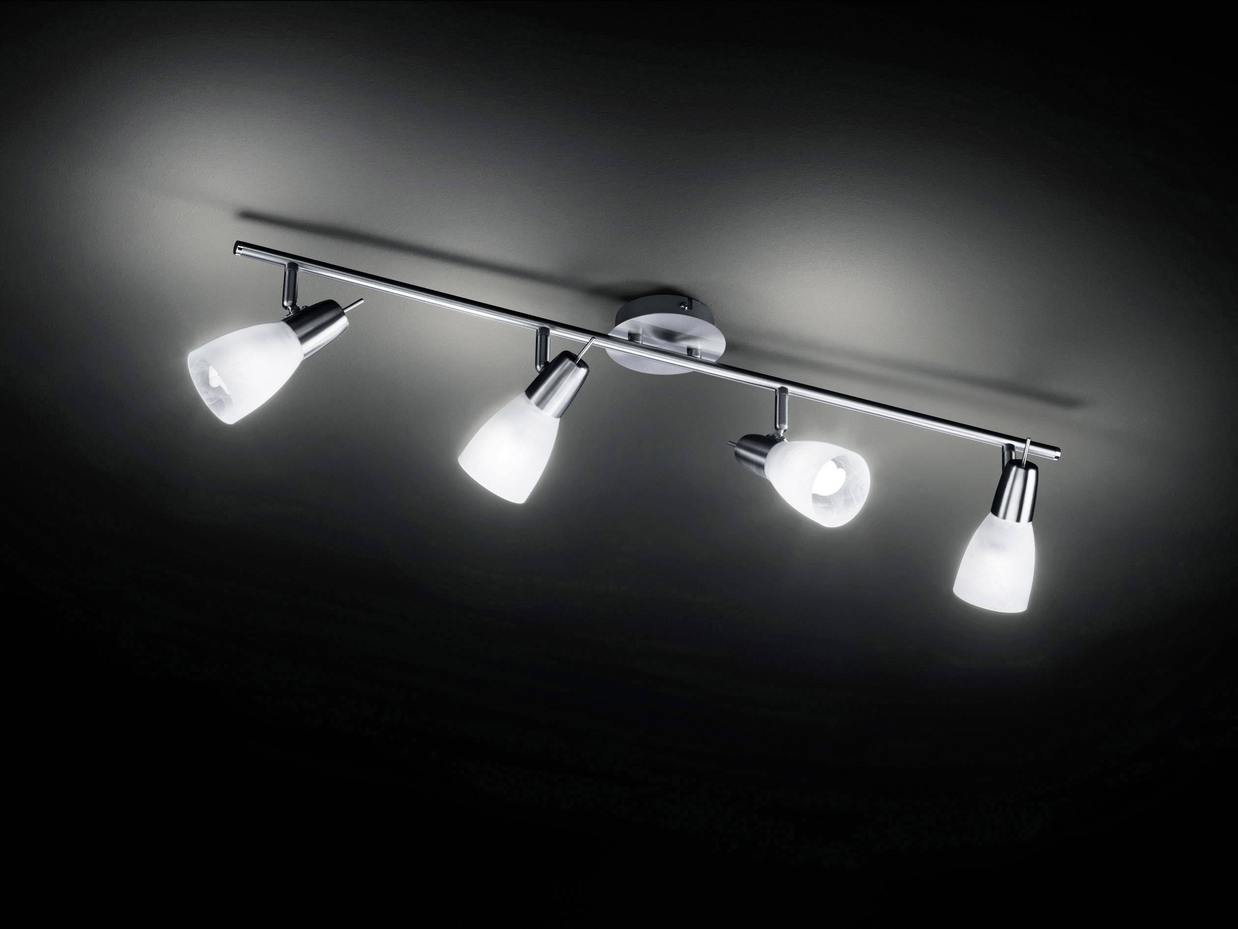 LeuchtenDirekt Doro 11844-55 Deckenstrahler Eco Halogen E14 112W Stahl