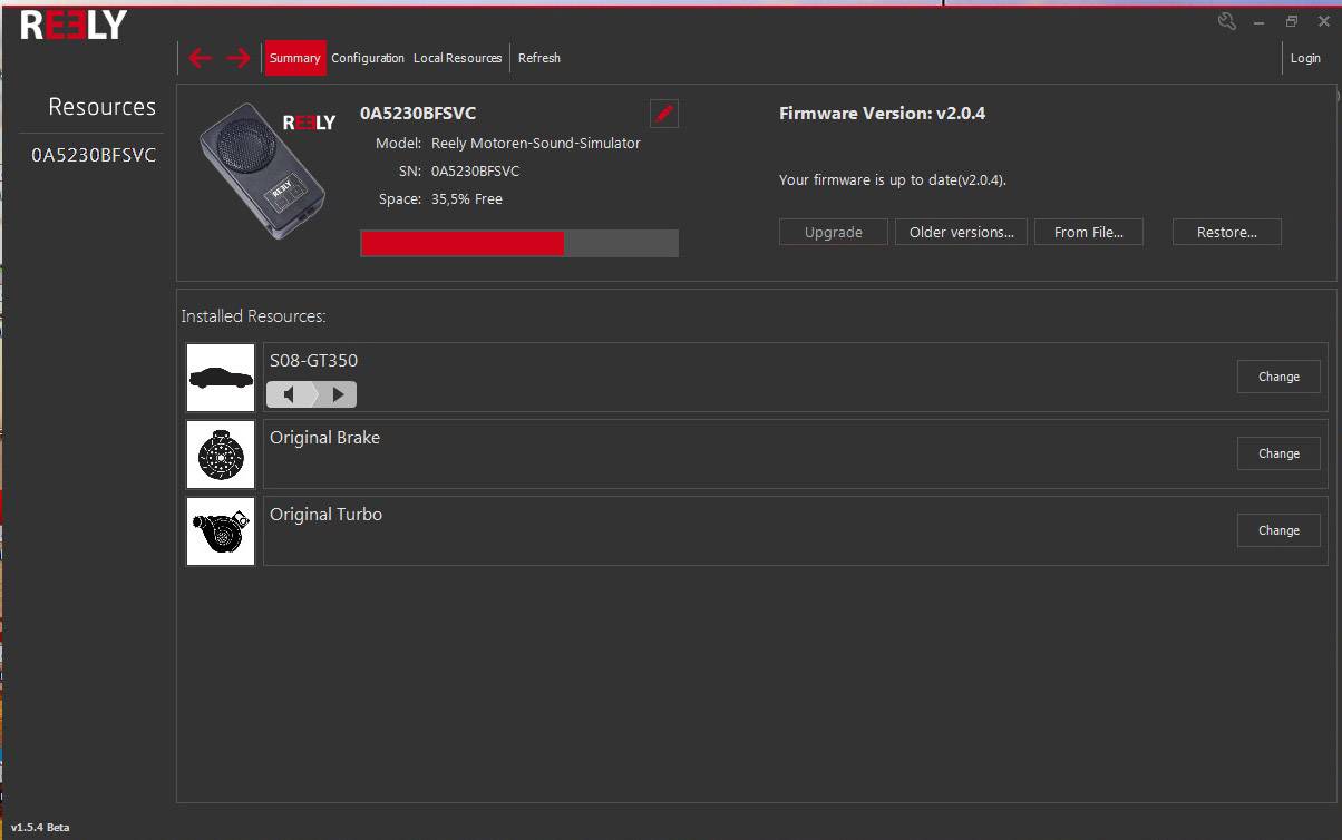 Reely V8 Sound Soundmodul V8 Motor 4 - 8 V