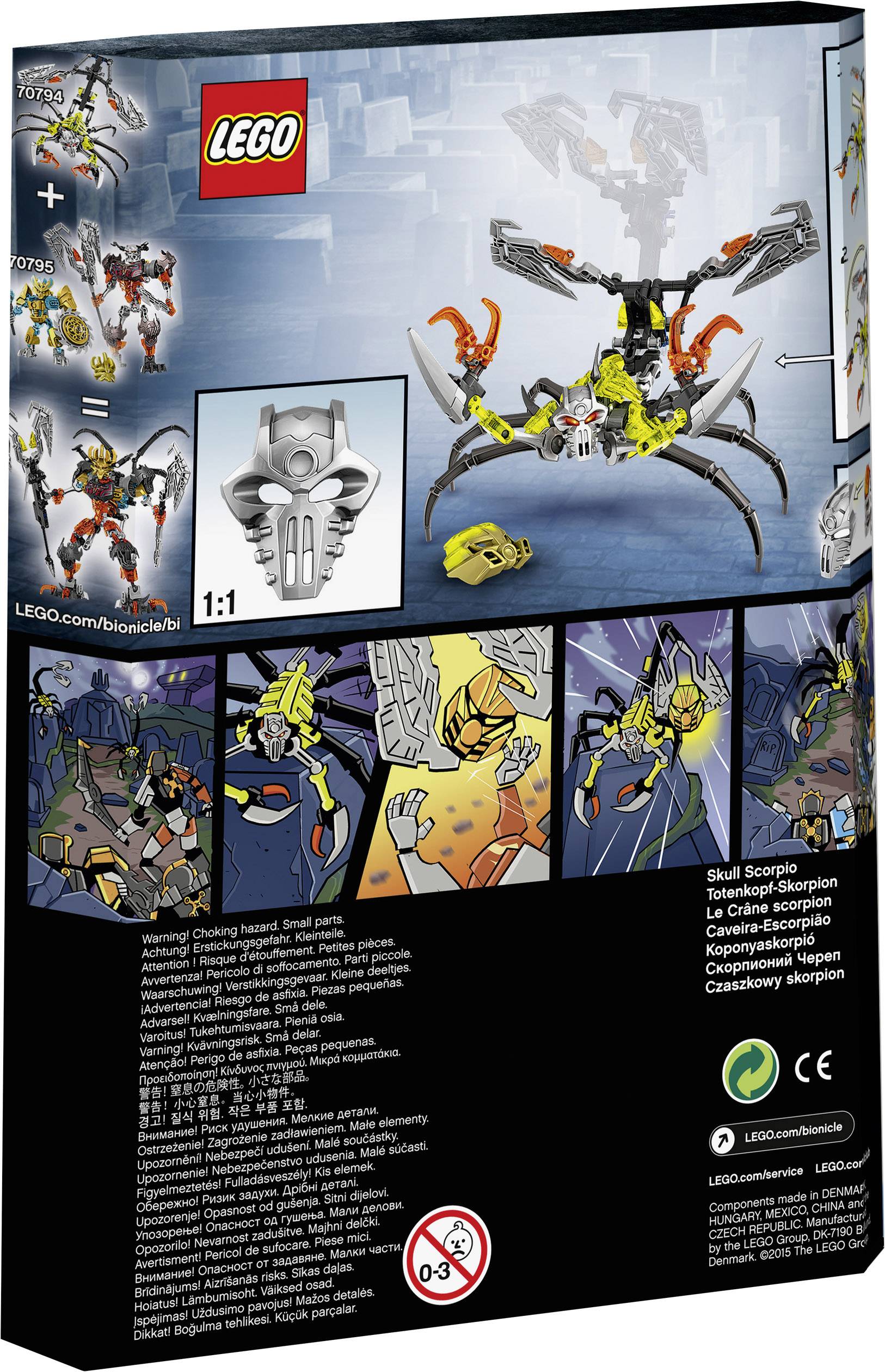 70794 LEGO® BIONICLE Totenkopf-Skorpion