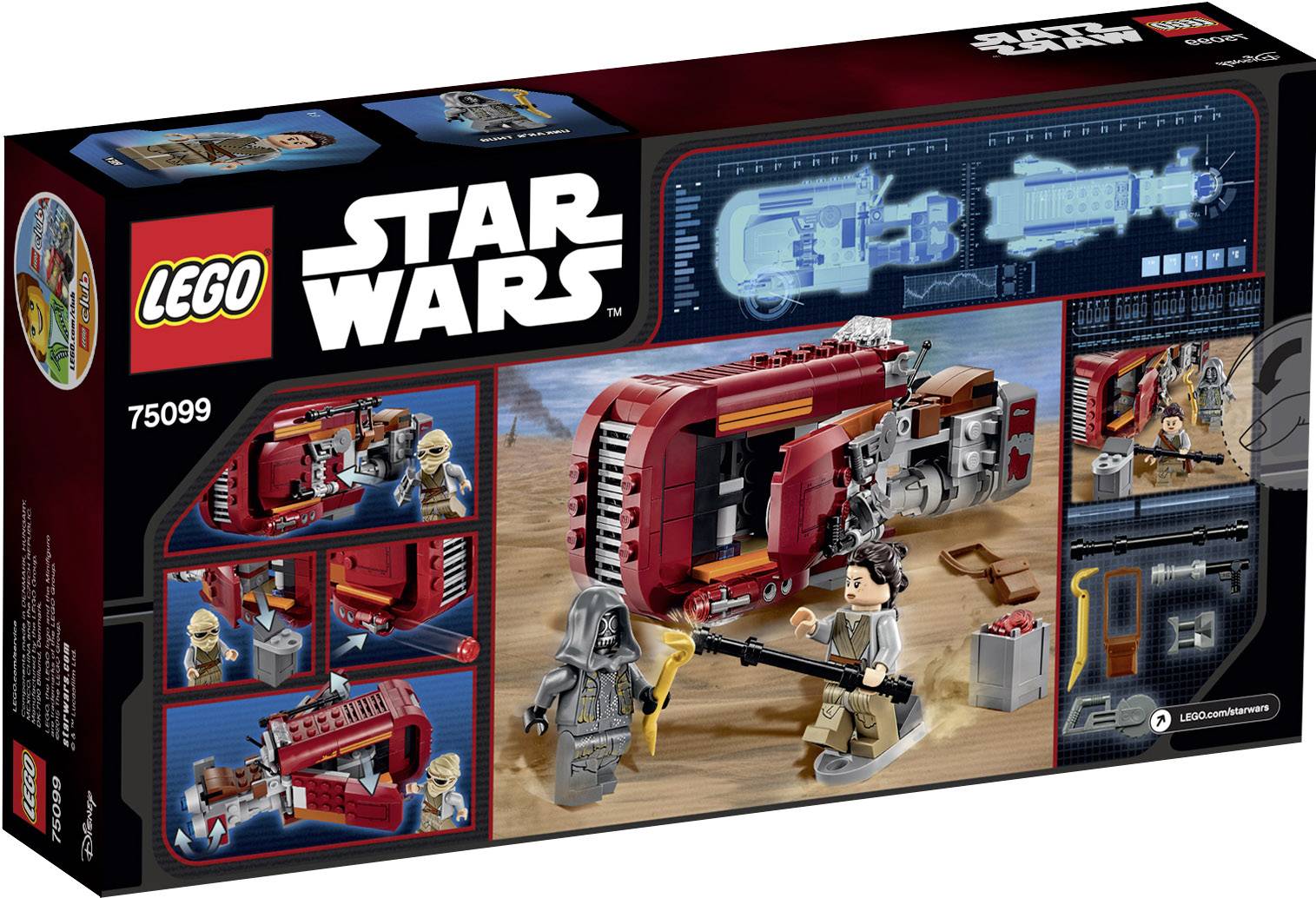 75099 LEGO® STAR WARS™ Rey's Speeder