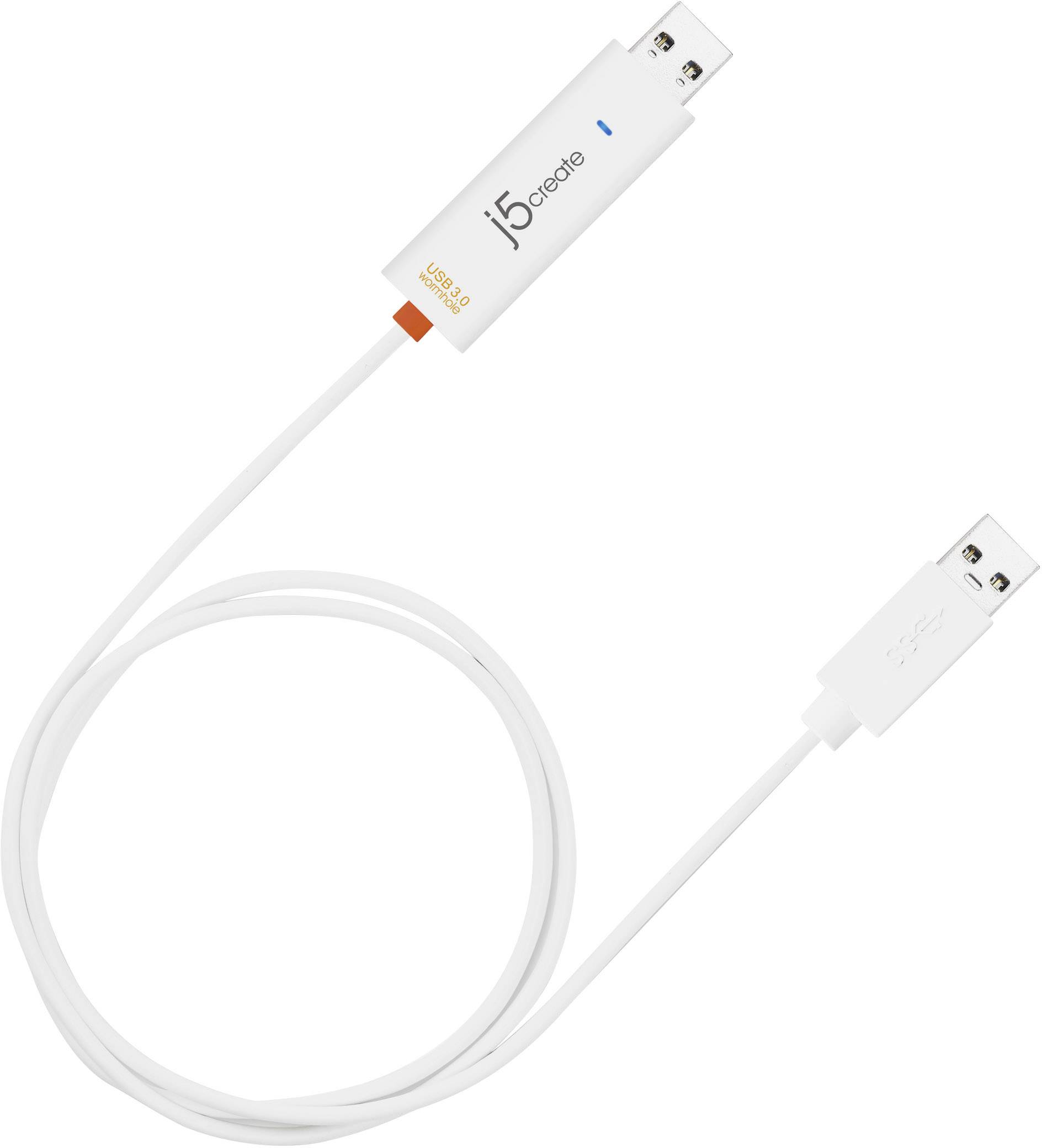 J5create KVM Anschlusskabel [1x USB 3.2 Gen 1 Stecker A (USB 3.0) - 1x USB 3.2 Gen 1 Stecker A