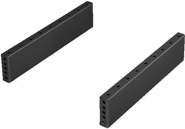 Rittal TS 8601040 8601.040 Sockelblende Stahlblech Umbra-Grau (RAL 7022) 1 St.