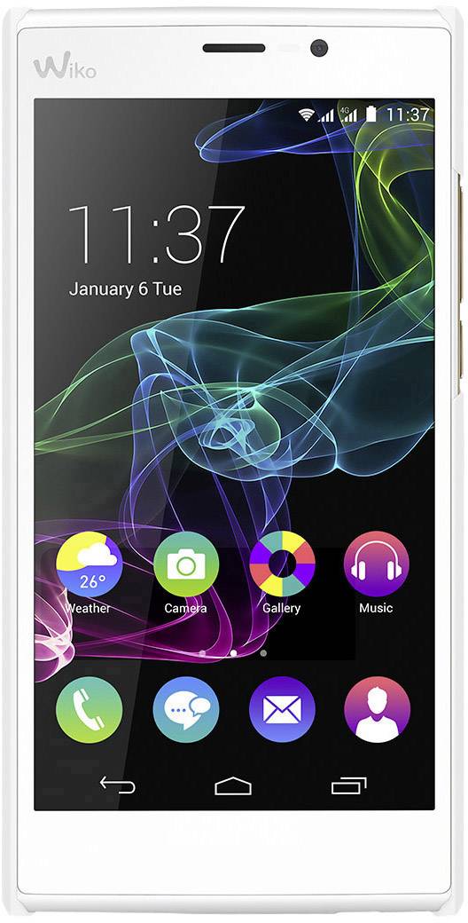 WIKO Mobile Schutzhülle Backcover Wiko Weiß 94660