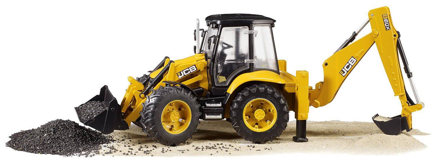 Bruder Landwirtschafts Modell JCB Baggerlader 5CX eco Fertigmodell Spezialfahrzeug Modell
