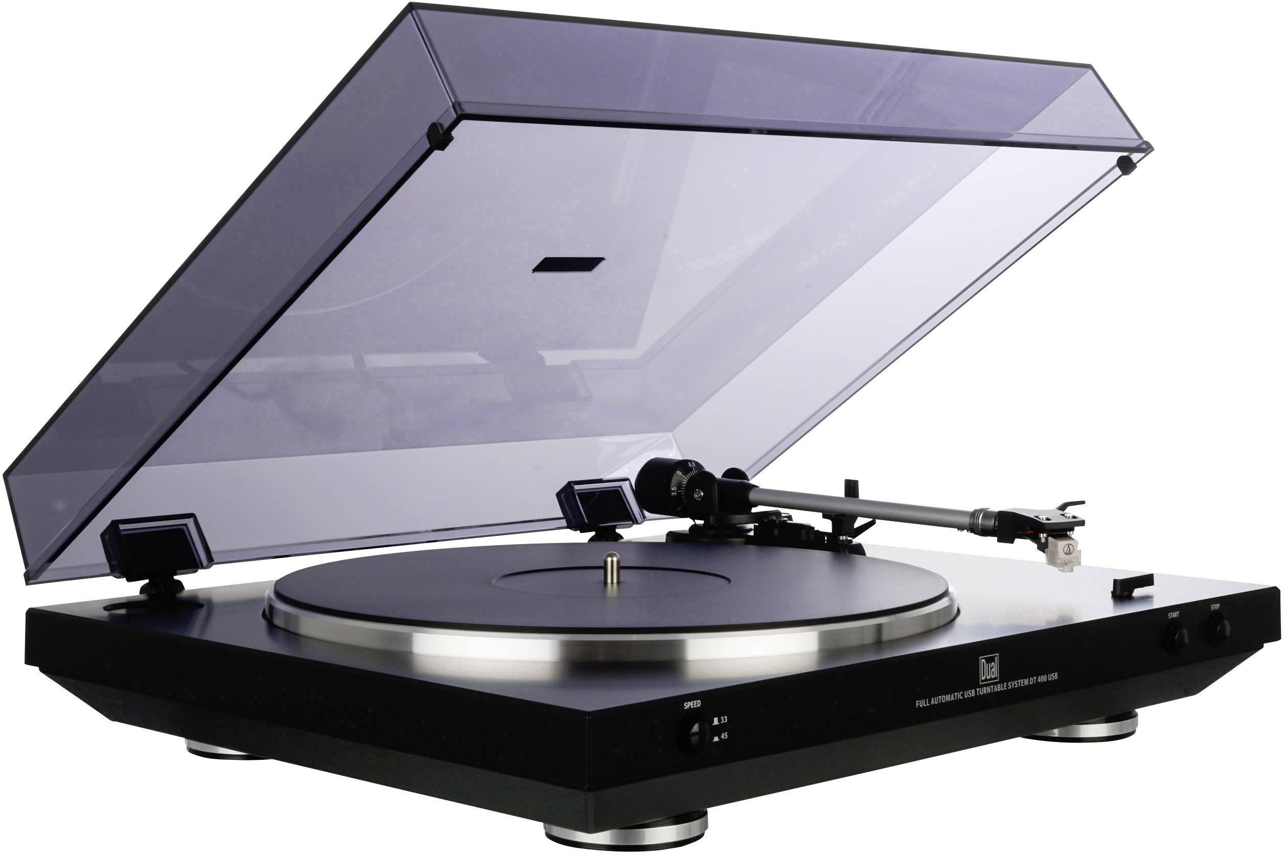 Dual DT 400 USB USB-Plattenspieler Riemenantrieb Schwarz