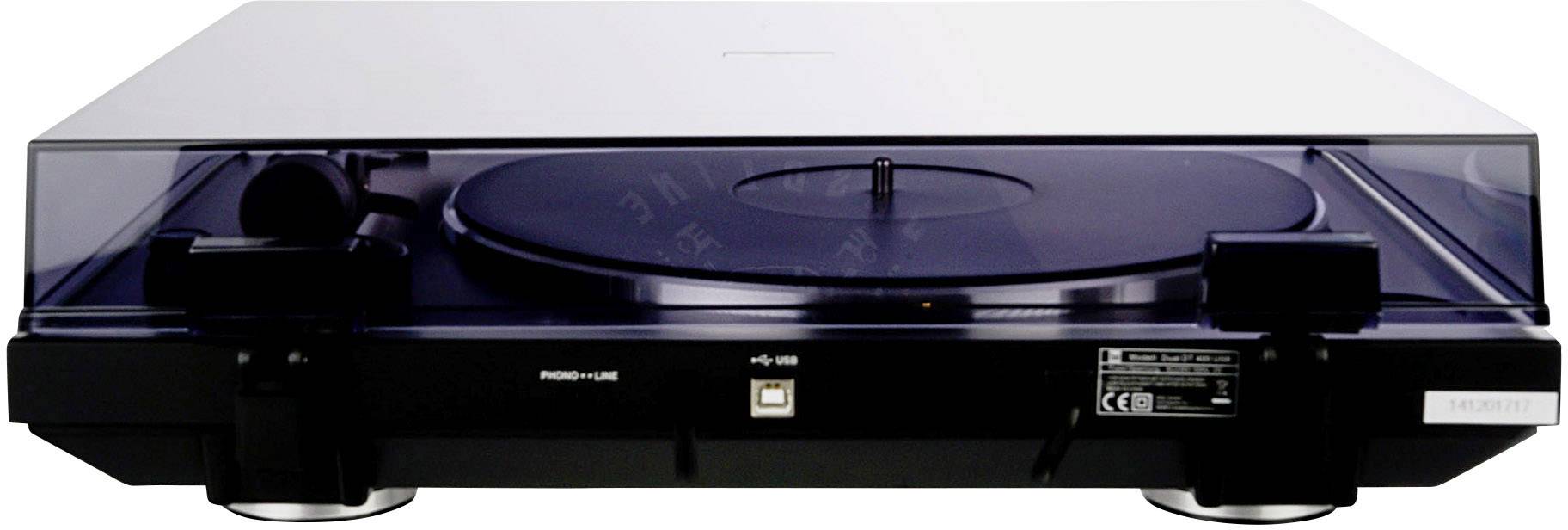 Dual DT 400 USB USB-Plattenspieler Riemenantrieb Schwarz